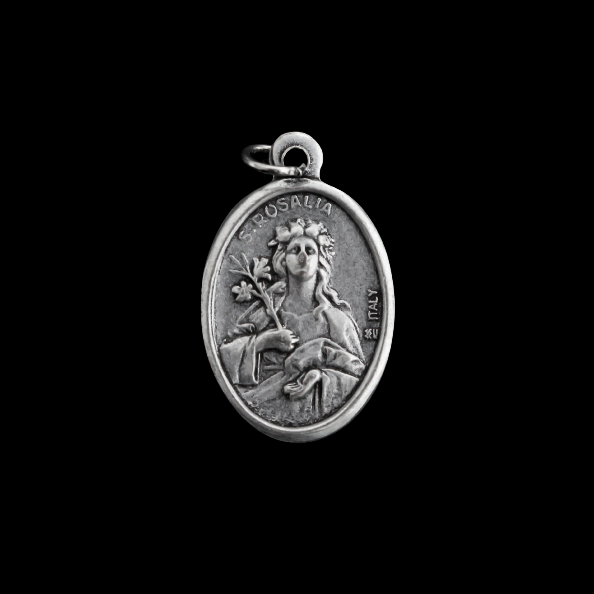 Saint Rosalia Medal - Patron of Palermo, Italy; Invoked in Times of Plagues