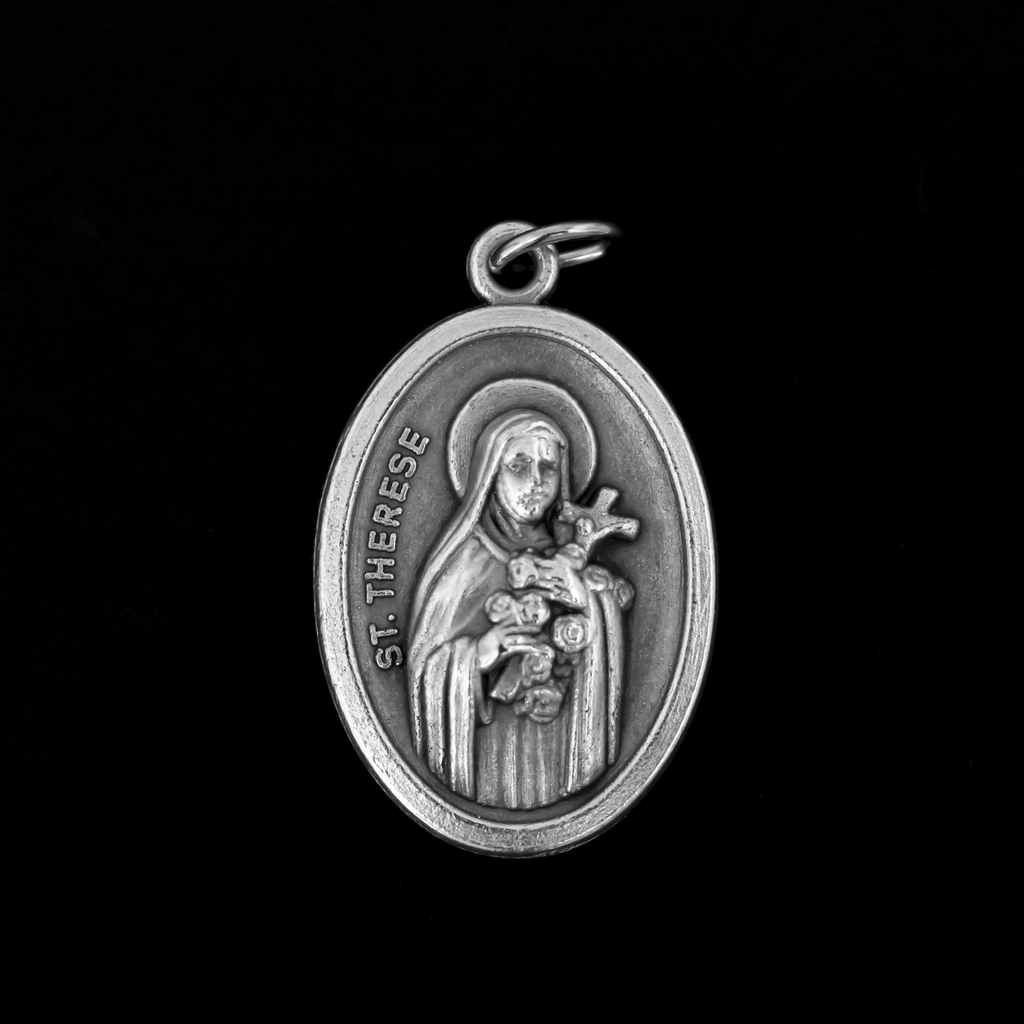 Ancien Souvenir Sainte Thérèse De Lisieux , Chevalet En Bois Medaille Bronze Ancien Souvenir Sainte Thérèse De Lisieux , Chevalet En Bois Medaille Bronze