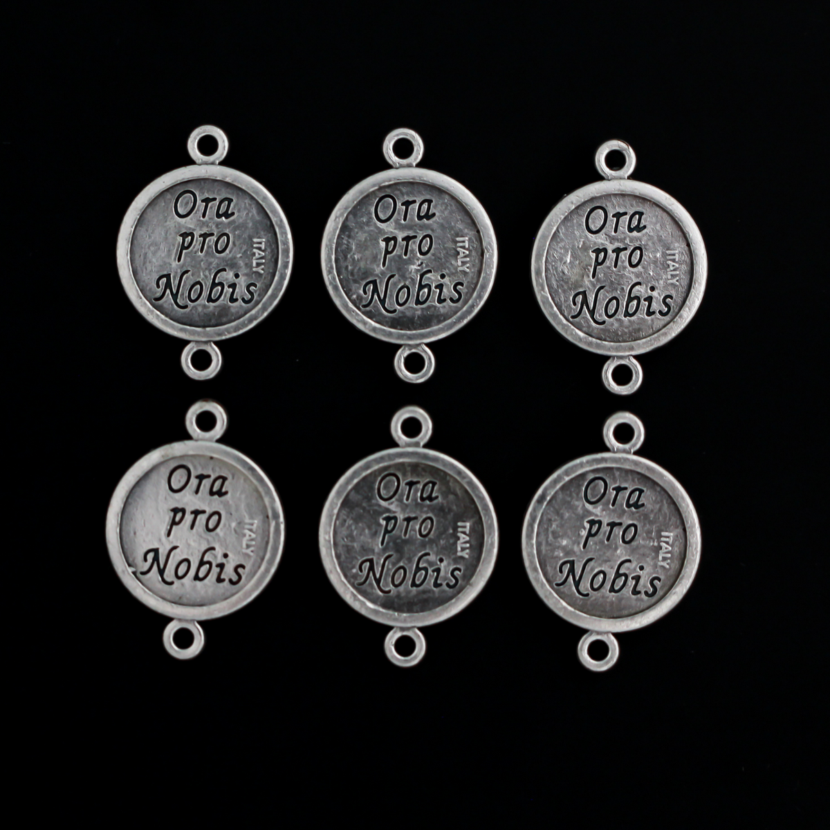 Saint Teresa of Calcutta Our Father Beads - Bracelet Connector Links - 20mm x 14mm, 6pcs