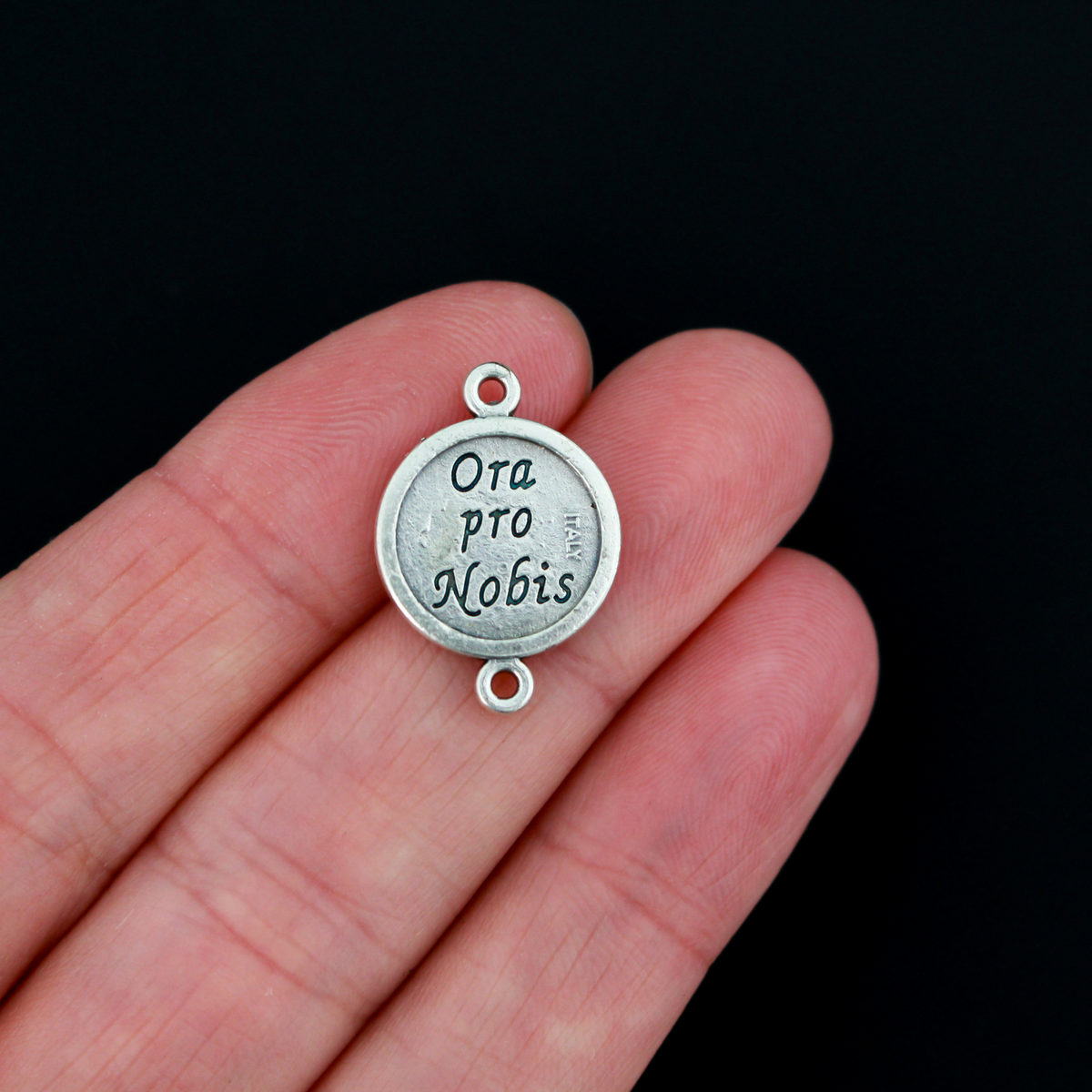 Saint Teresa of Calcutta Our Father Beads - Bracelet Connector Links - 20mm x 14mm, 6pcs