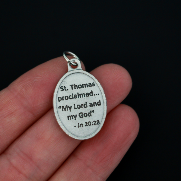 Saint Thomas the Apostle Medal - Patron Against Doubt and Blindness