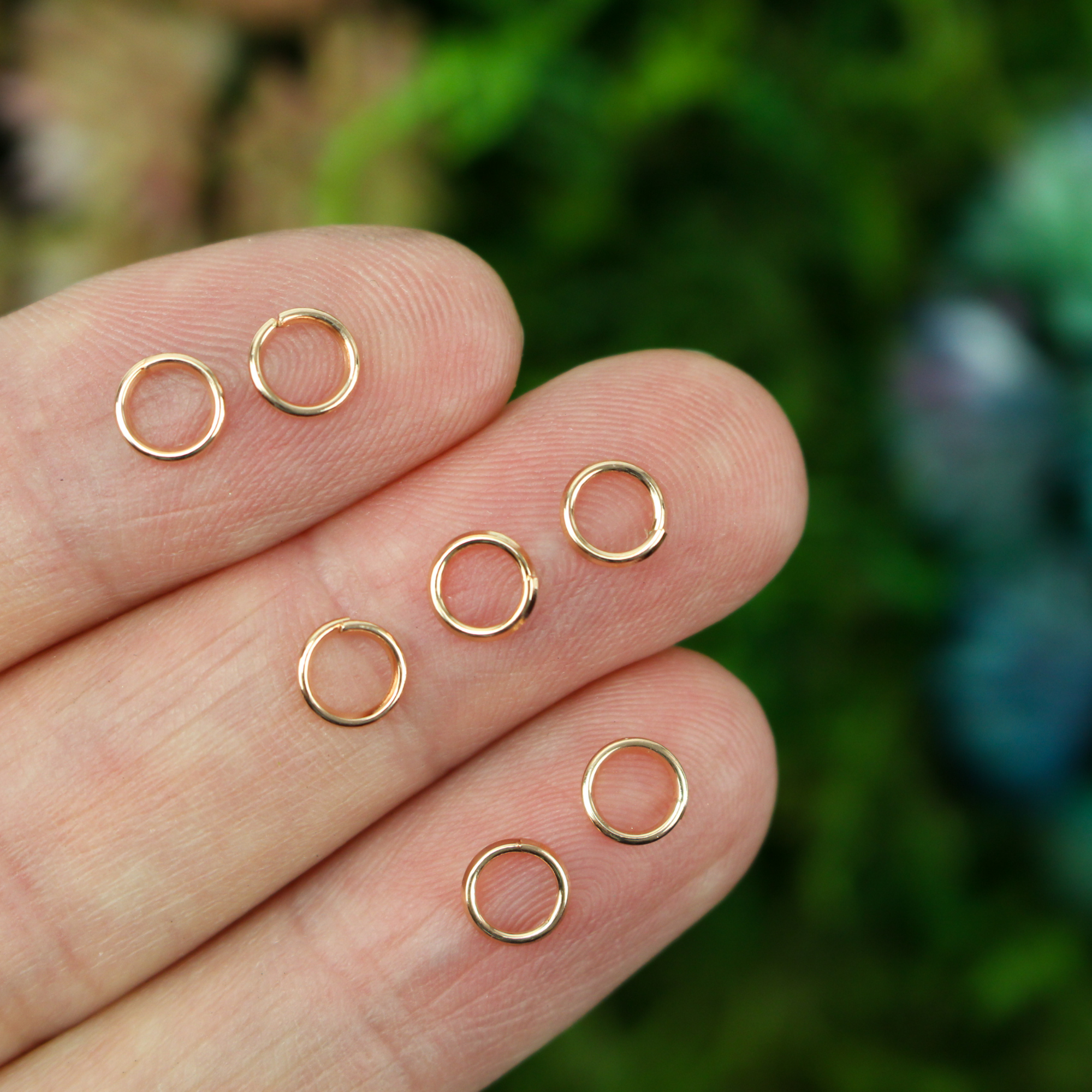 Rose Gold Jump Rings 5mm, 100pcs  Jewelry Making Supplies – Small