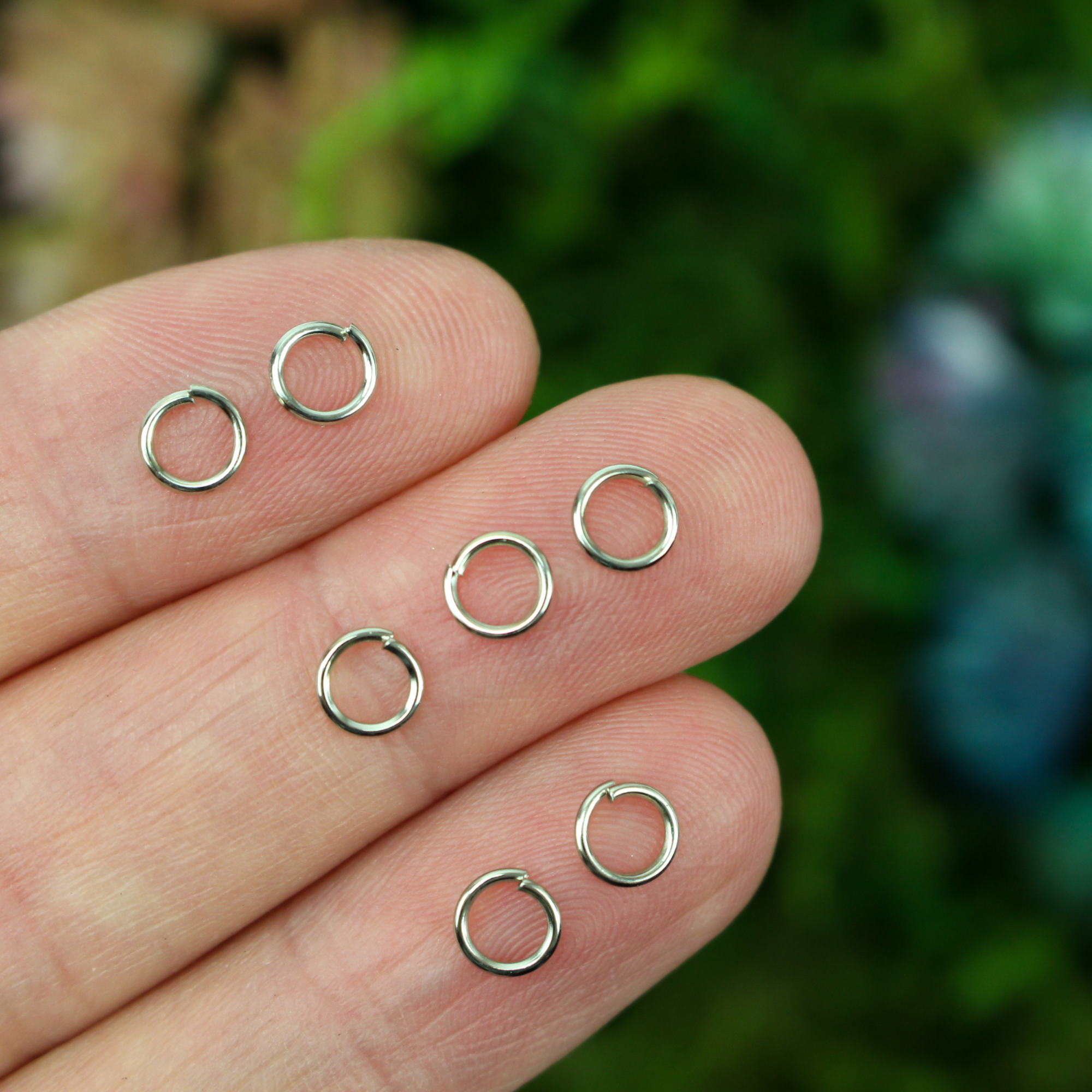 Silver Tone 5mm Iron Jump Rings, 100pcs  Jewelry Making Supplies Bulk –  Small Devotions
