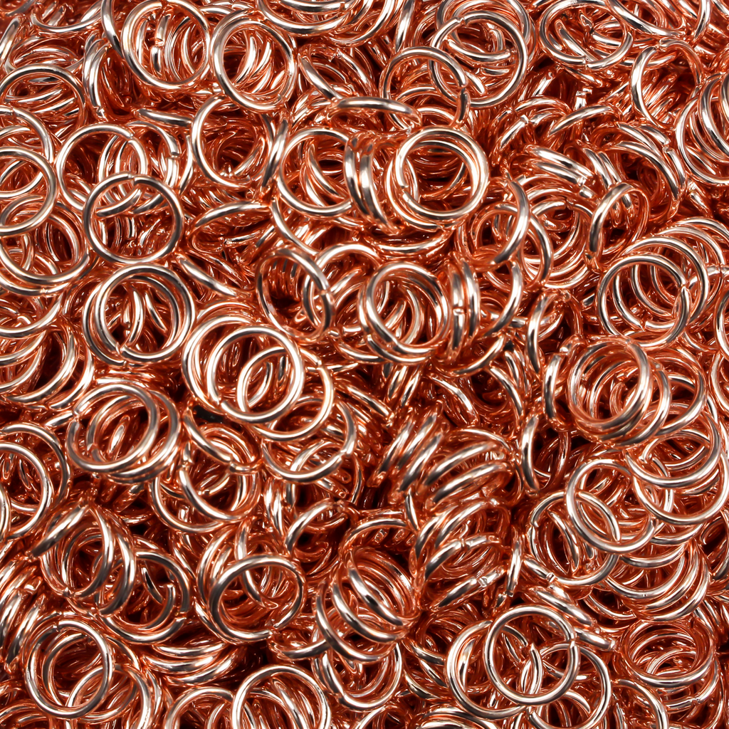 Rose Gold 7mm Jump Rings  Jewelry Making Supplies Bulk – Small Devotions