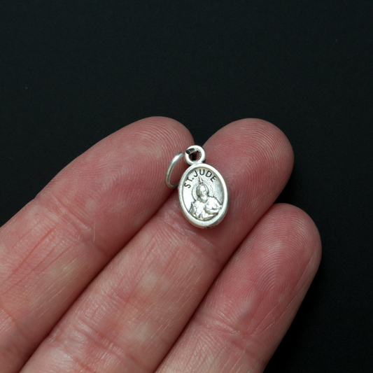 Saint Jude Mini Medal 1/2" long - Patron Saint of Lost Causes