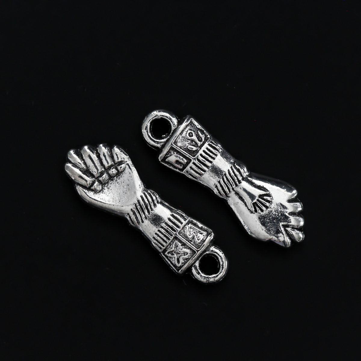 Figa Fist Good Luck Pendant - Italian Mano Figas Spiritual Protection Against Evil Eye 10pcs