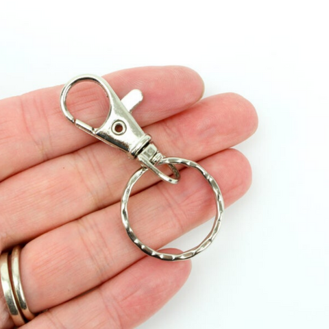 Keyring with Swivel Lobster Claw Clasp