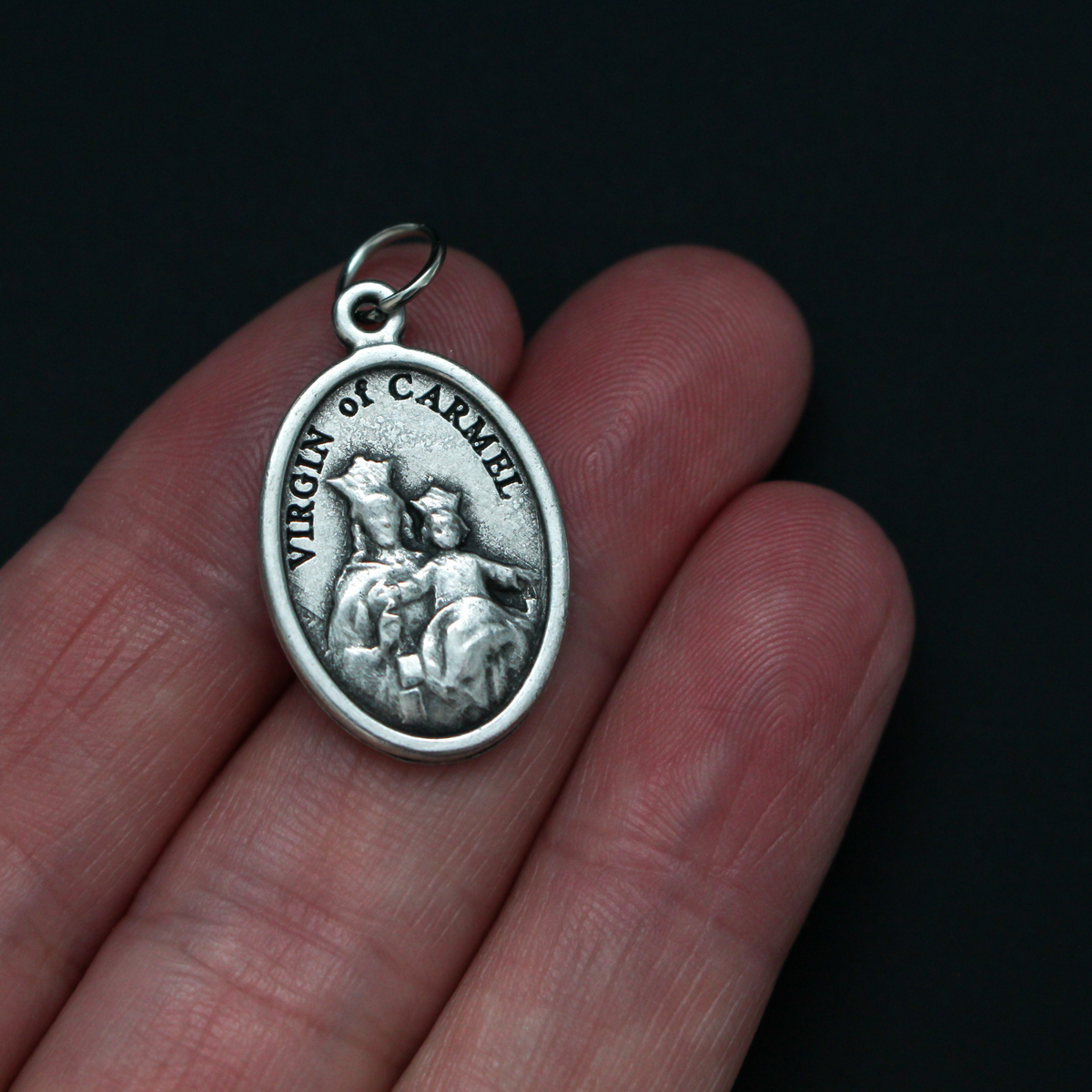 Sacred Heart of Jesus Our Lady of Mount Carmel Scapular Medal