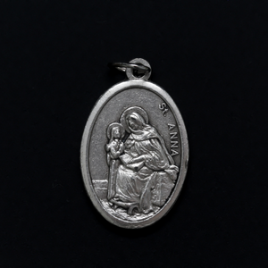 Saint Anne Pray For Us Medal - Mother of Virgin Mary