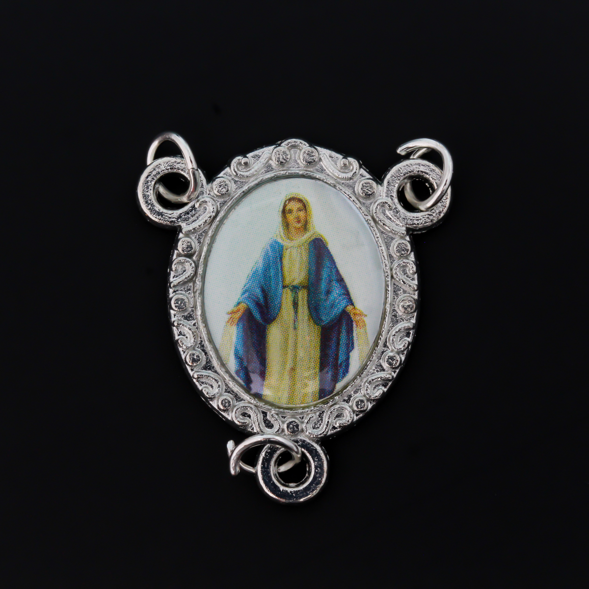 Our Lady of Grace Color Image Rosary Centerpiece