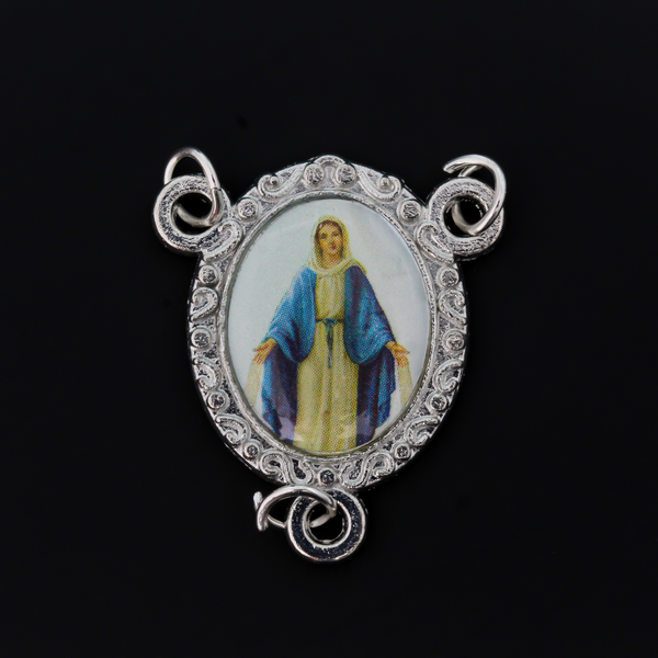 Our Lady of Grace Color Image Rosary Centerpiece