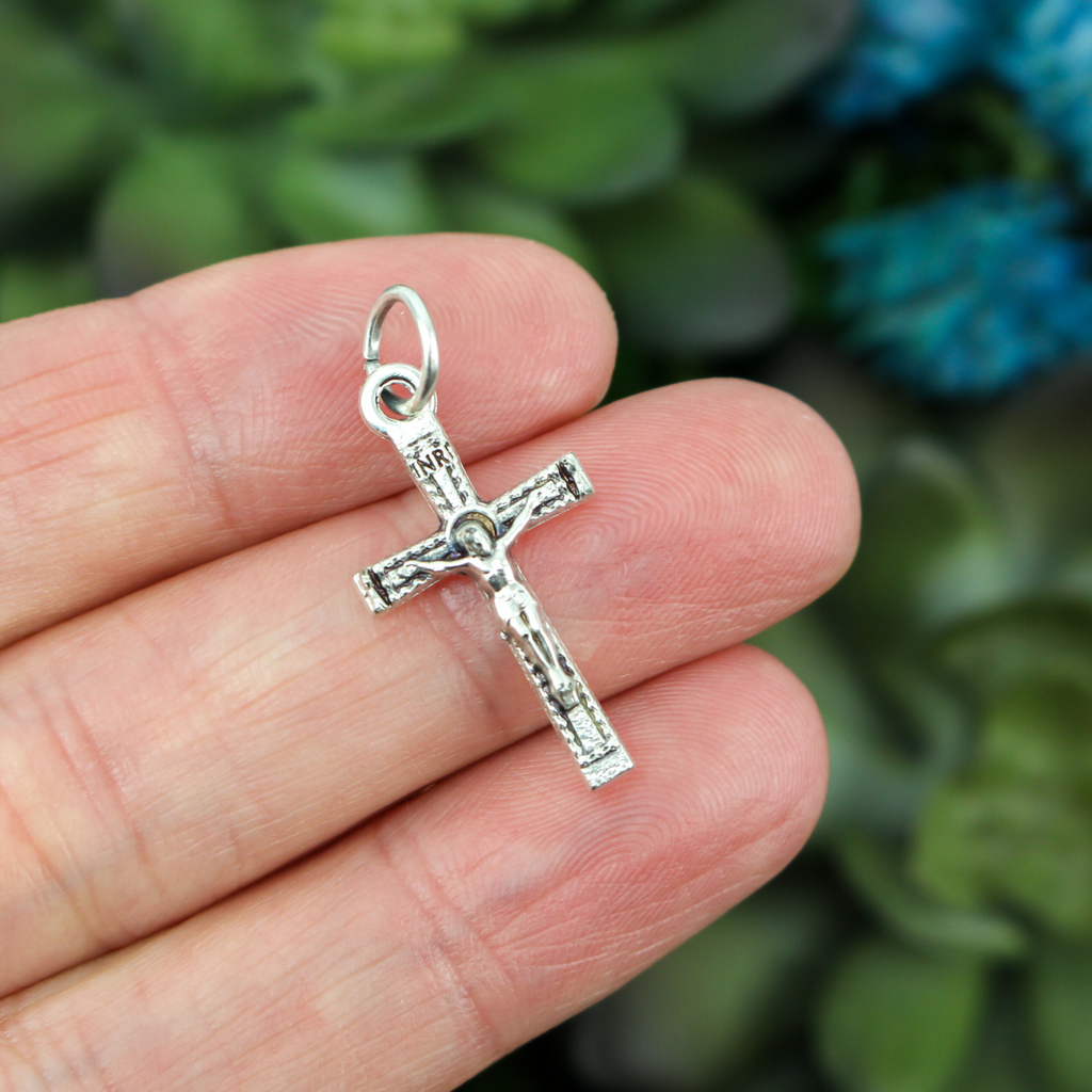 Small Crucifix Cross Pendant | Jewelry Supplies – Small Devotions