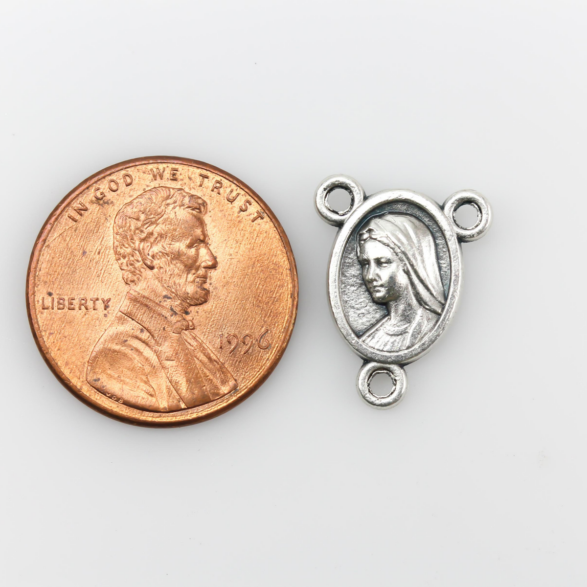 Divine Mercy and Our Lady of Medjugorje Rosary Centerpiece