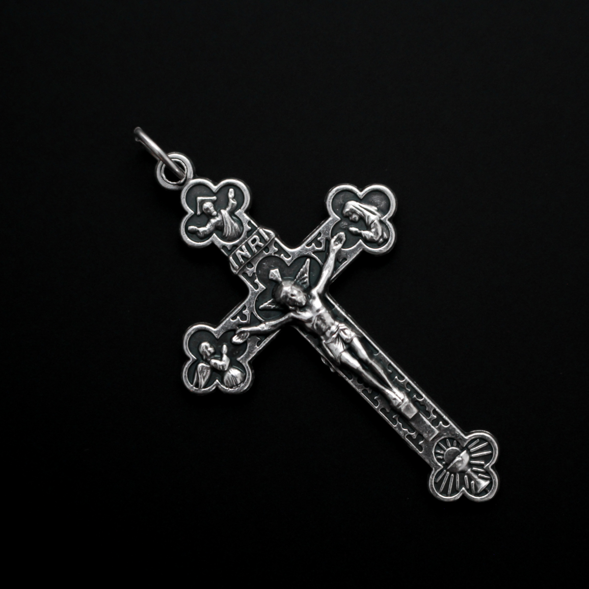 Holy Eucharist crucifix cross, 1-7/8" long