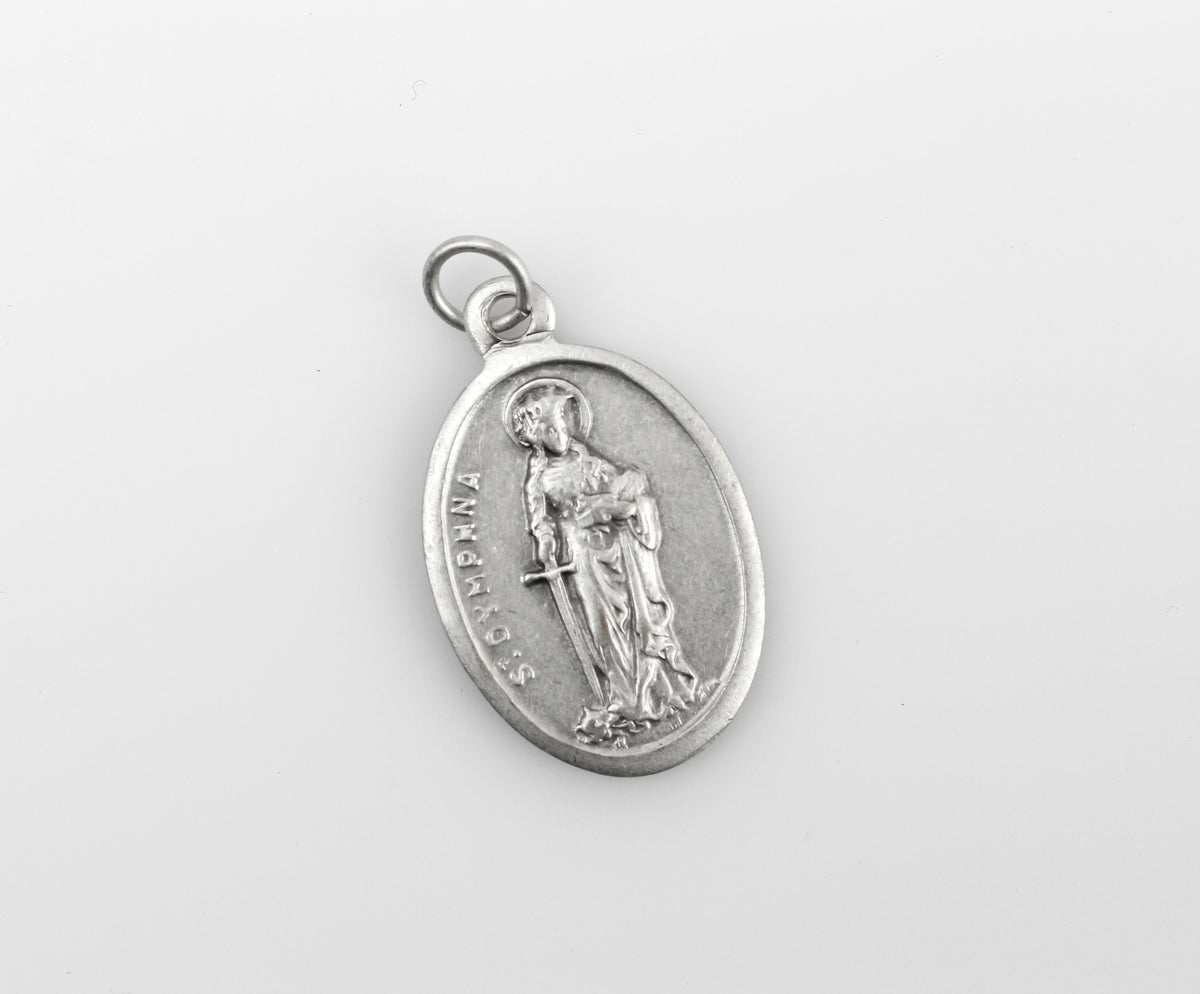 Saint Dymphna the Demon Slayer Medal - Patron of Mental Illness
