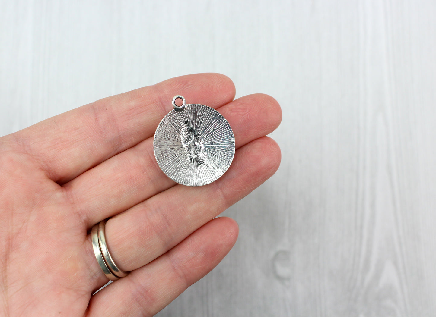 Our Lady of Guadalupe Round Devotional Pendant - 5pcs