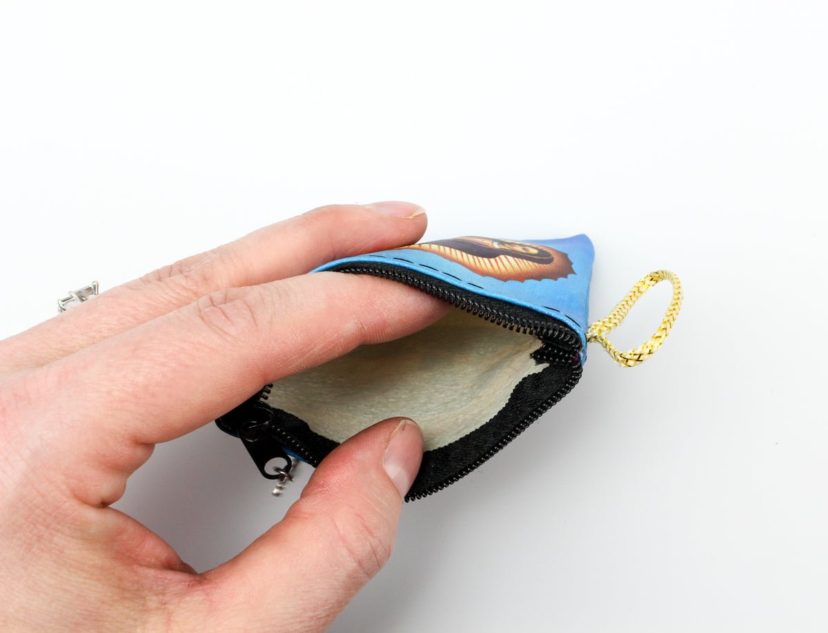 Our Lady of Guadalupe Rosary Pouch Coin Purse with Zipper Closure