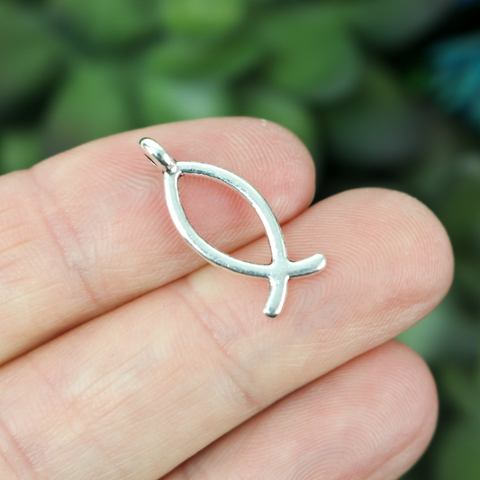 jesus fish charm Ichthys symbol