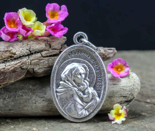 Madonna of the Streets Pray For Us Medal