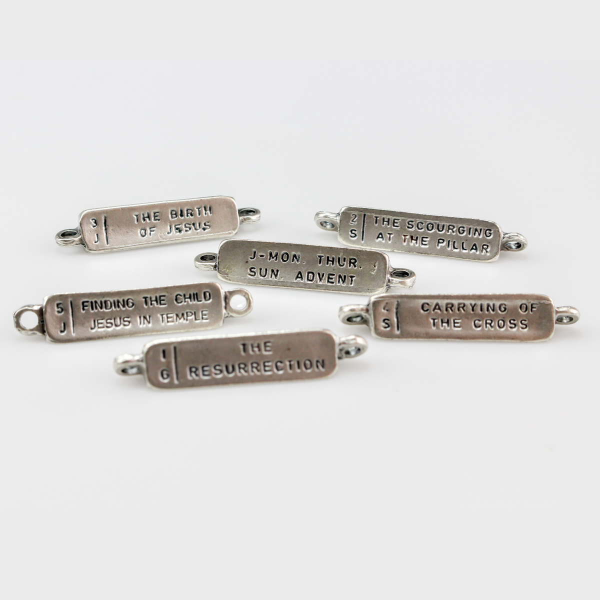 Mysteries of the Rosary Devotional Bead Set 6 pieces - (does not contain the Luminous Mysteries)