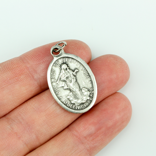 Our Lady of Medjugorje Medal - Queen of Peace - Mother of the Redeemer