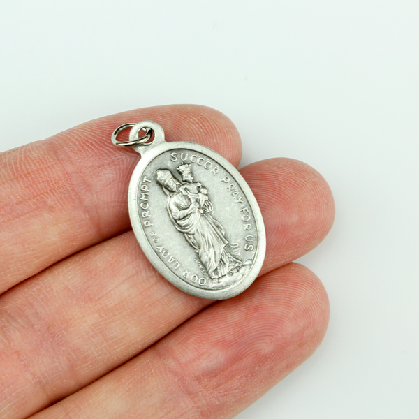 Our Lady of Prompt Succor Medal - Patron of Louisiana and Protection Against Hurricanes