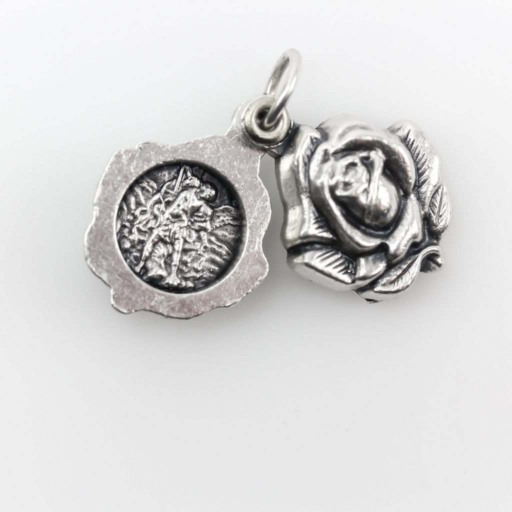 Saint Michael Locket Pendant | Religious Jewelry Supplies – Small Devotions