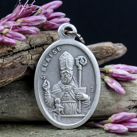 saint blaise one inch die cast medal