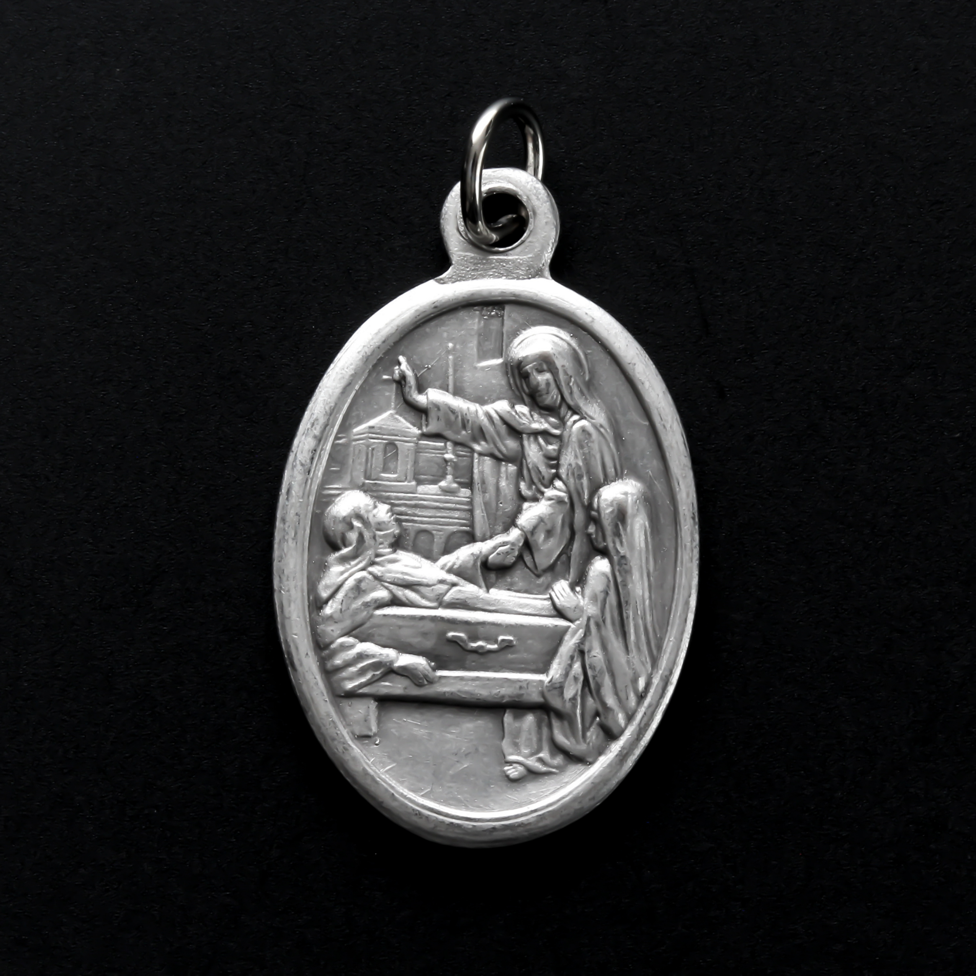 Saint Colette of Corbie medal, made in Italy