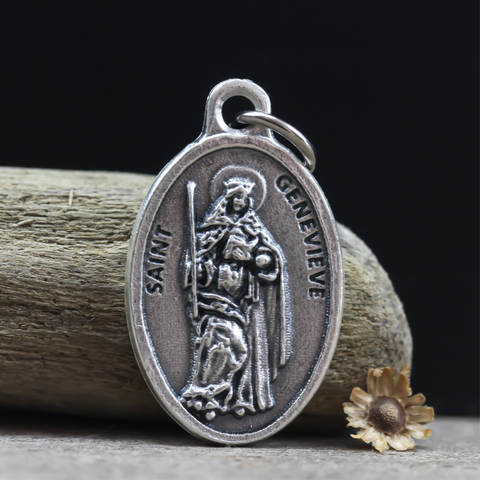 Saint Genevieve medal made in italy