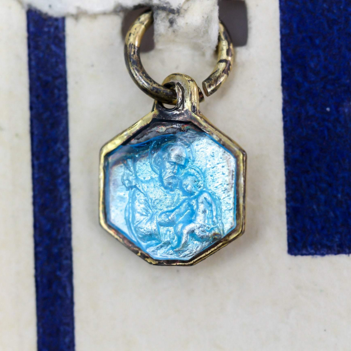 Vintage Sterling St. Joseph Medal - Souvenir from Saint Joseph's Oratory of Mount Royal in Montreal, Quebec