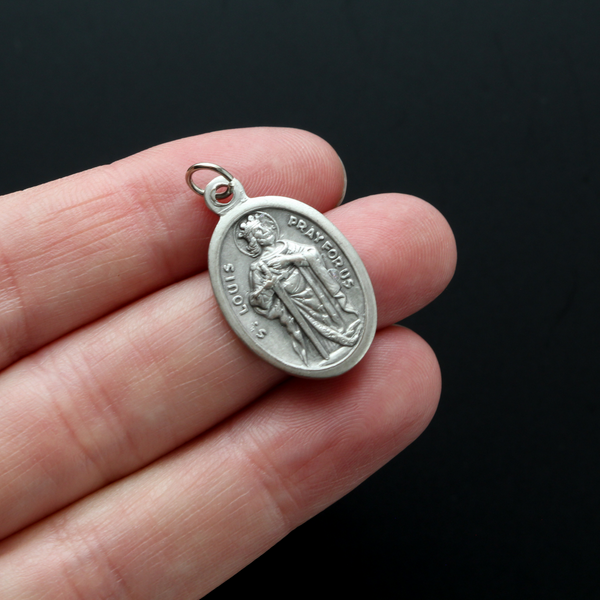 Saint Louis IX of France Medal - Patron of Grooms, Button Makers, and Sculptors