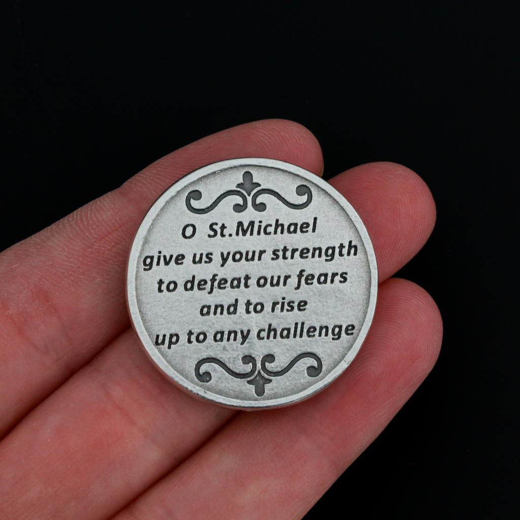St Michael Patron Saint Medals | Small Devotions Religious Jewelry