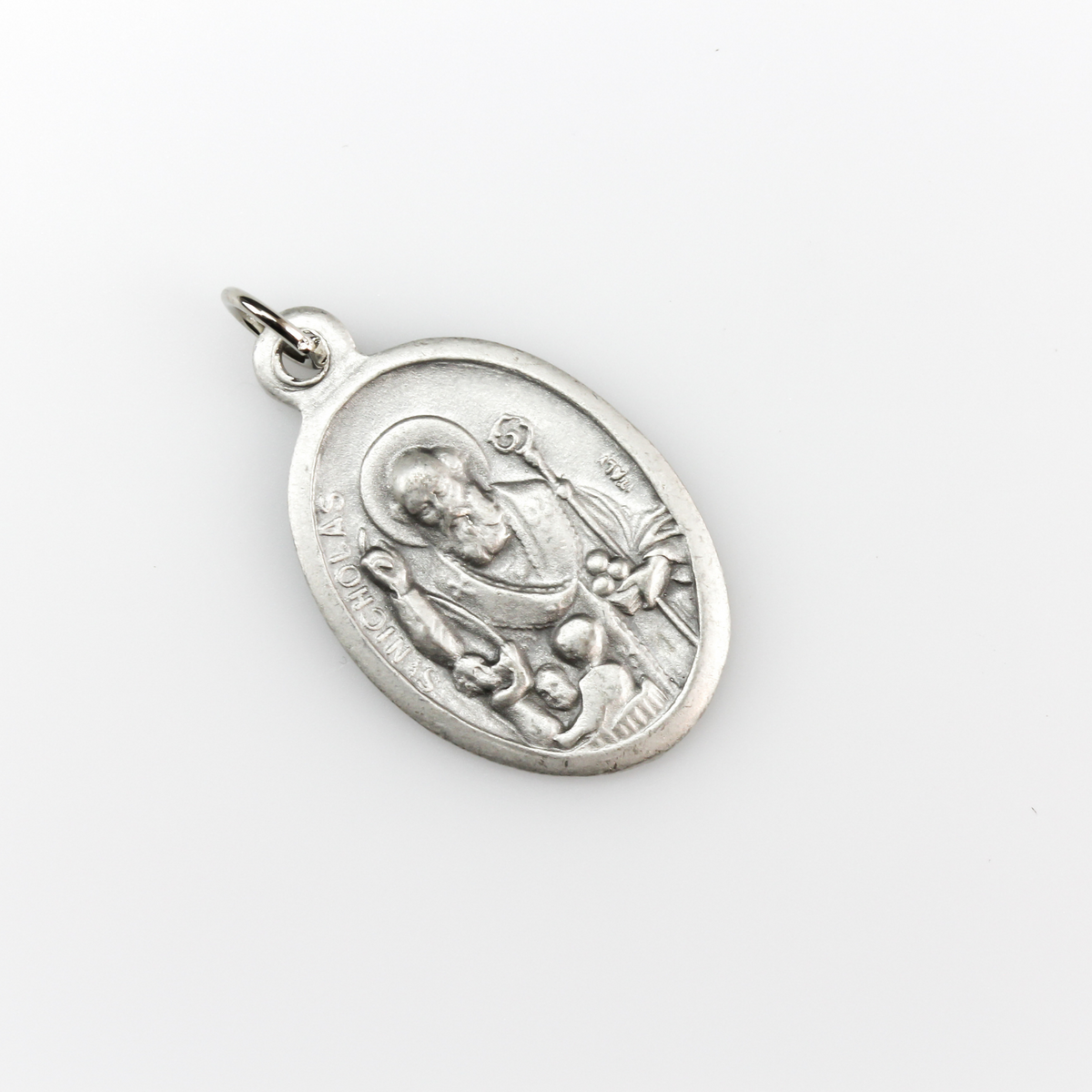 Saint Nicholas Pray For Us Religious Medal - Dutch Santa Claus Patron of Sailors