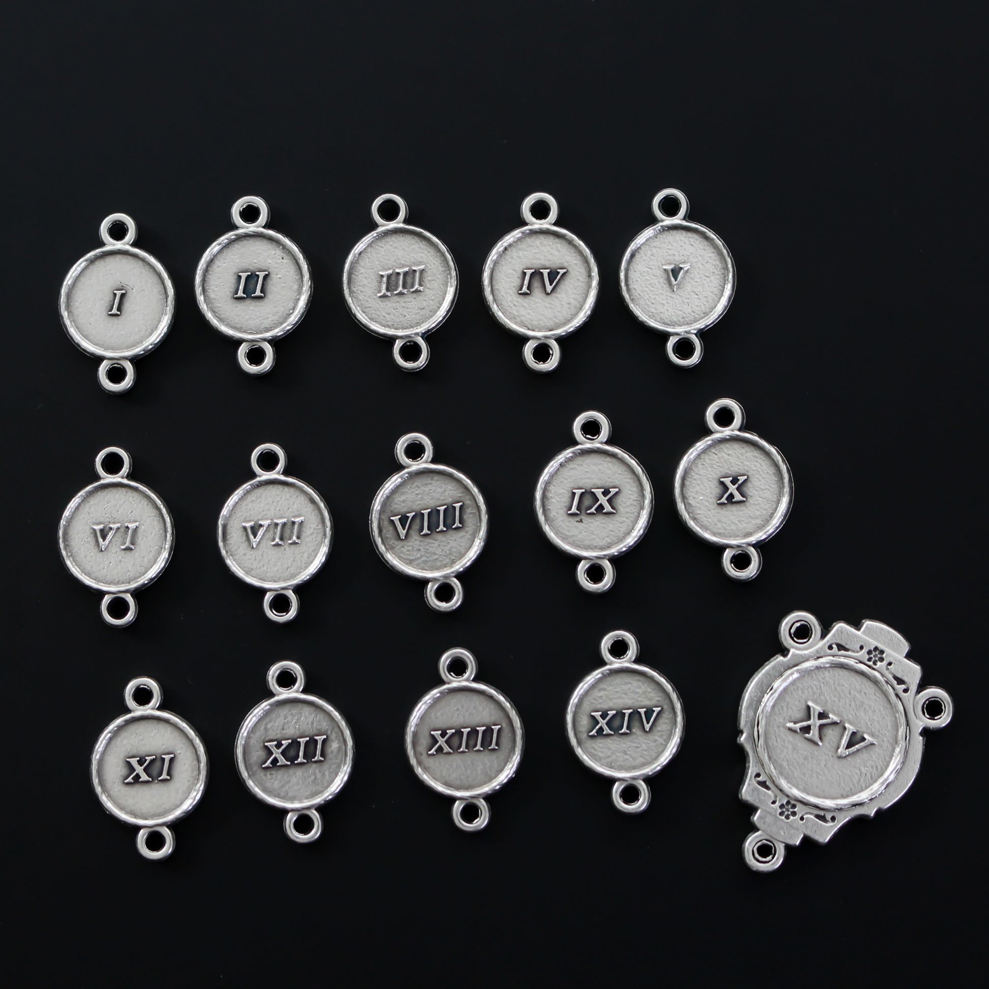 Stations of the Cross Devotional Medals for DIY Rosary or Chaplet