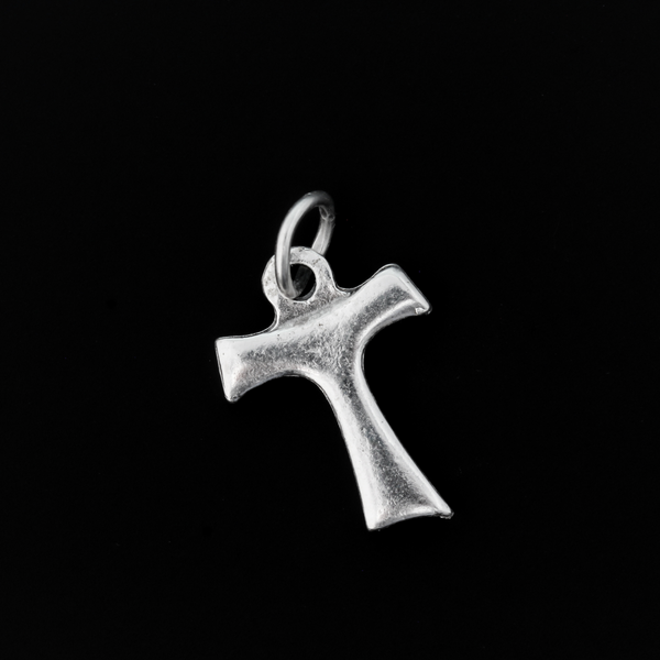 TAU Franciscan cross charm, this piece looks the same on both sides