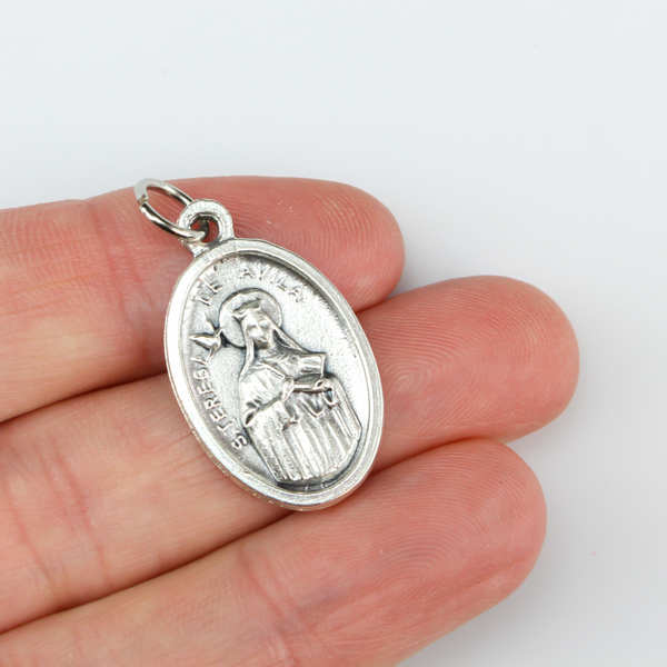 Saint Teresa of Avila Medal - Patron Saint of Headaches and Heart Disease