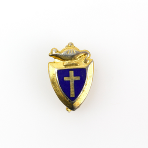 Brass Enamel Cross Pin 