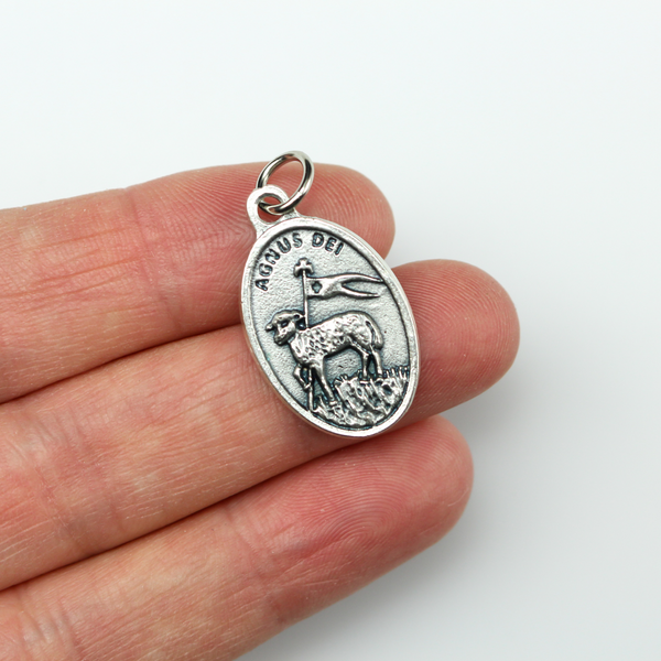 Agnus Dei Catholic Medal - Behold, the Lamb of God, who takes away the sin of the world!