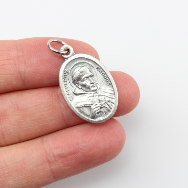 Saint Albert the Great Pray For Us Medal - Made in Italy