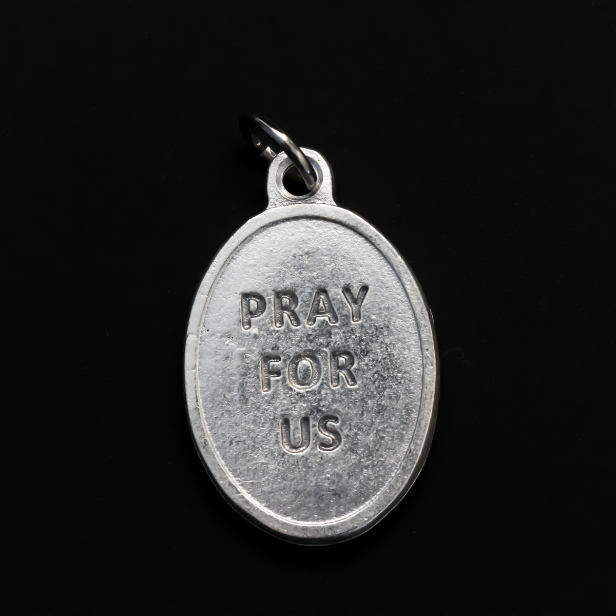Saint Antony the Great medal. The front depicts the saint and the reverse is marked "Pray For Us".