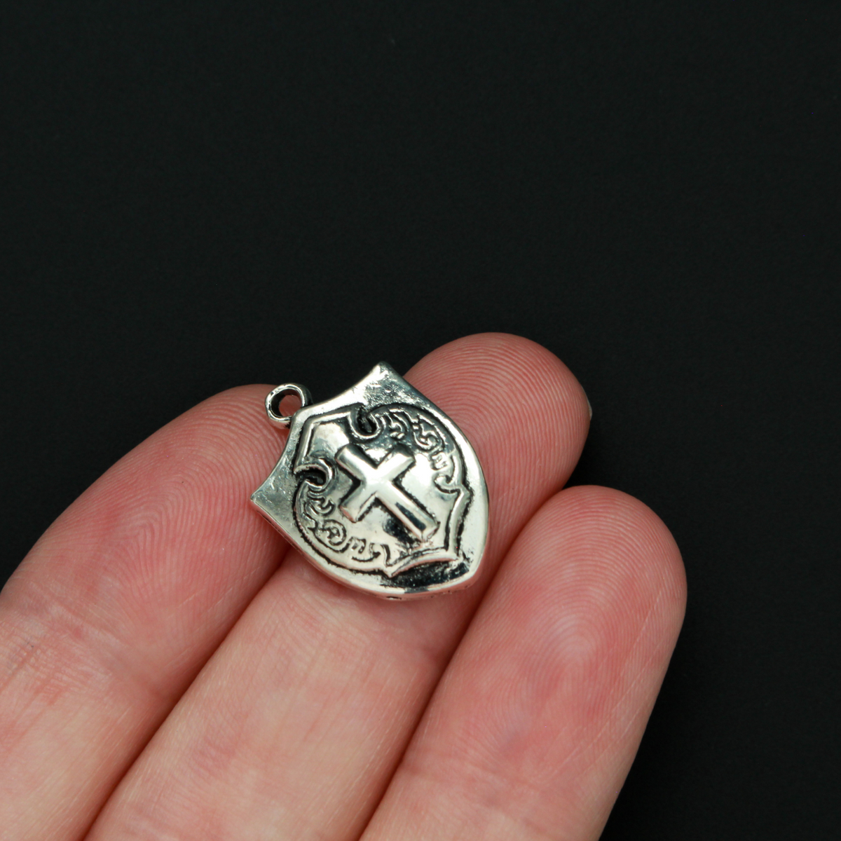 Armor of God Charm Set of 6 pieces - Ephesians 6:11 Be Strong in the Lord Spiritual Battle - 1 set