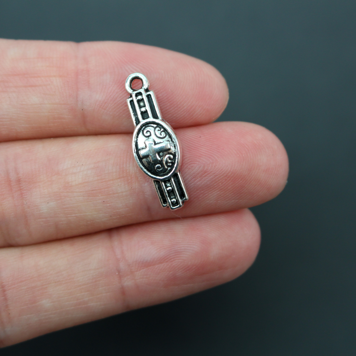 Armor of God Charm Set of 6 pieces - Ephesians 6:11 Be Strong in the Lord Spiritual Battle - 1 set
