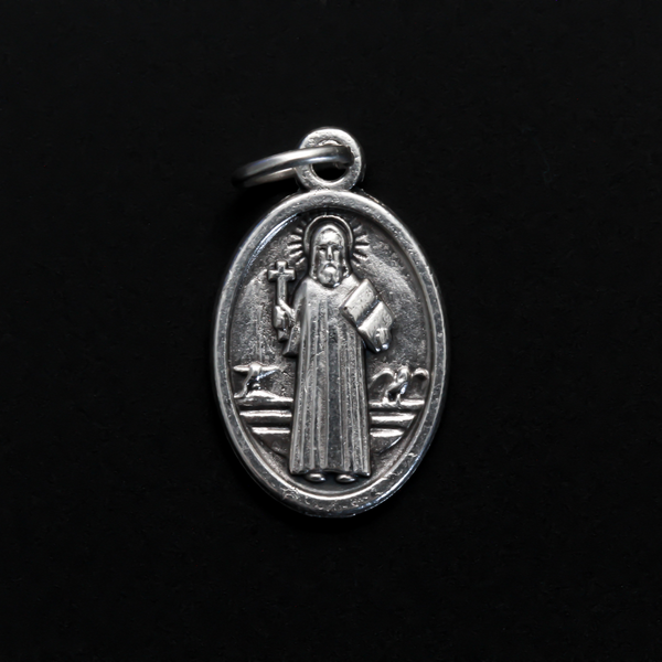 Saint Benedict Devil Chasing Medal - Patron Against Temptation and Witchcraft 7/8" long