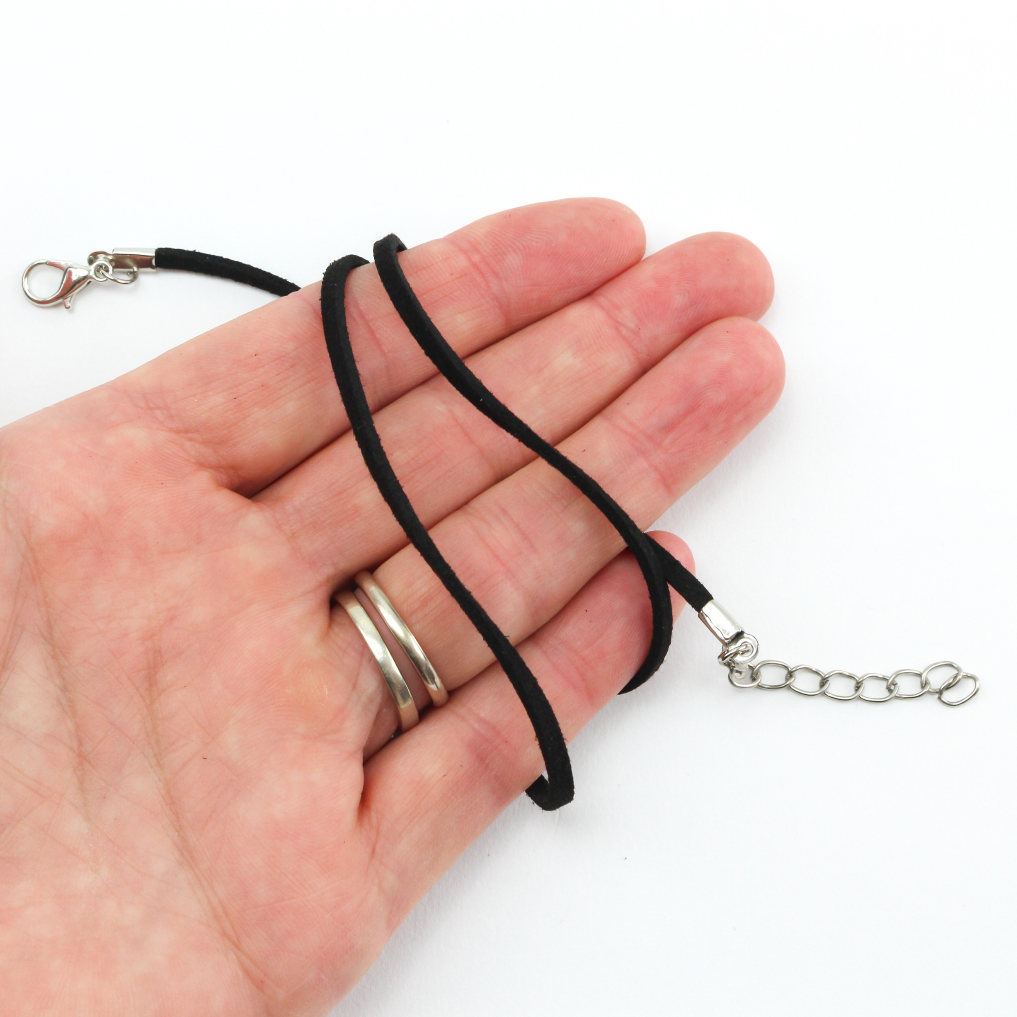 black velvet necklace 19.5 inches long