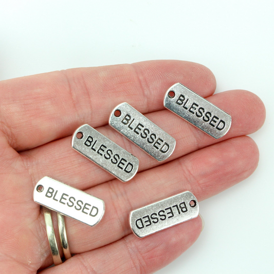 blessed inspirational word charms