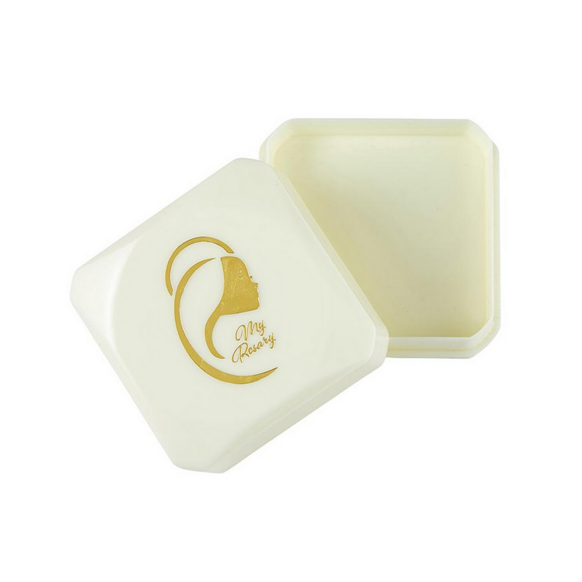 Blessed Mother Rosary Box 2-1/2" Square