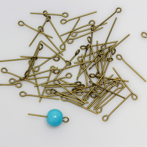 Eye pins for making rosaries