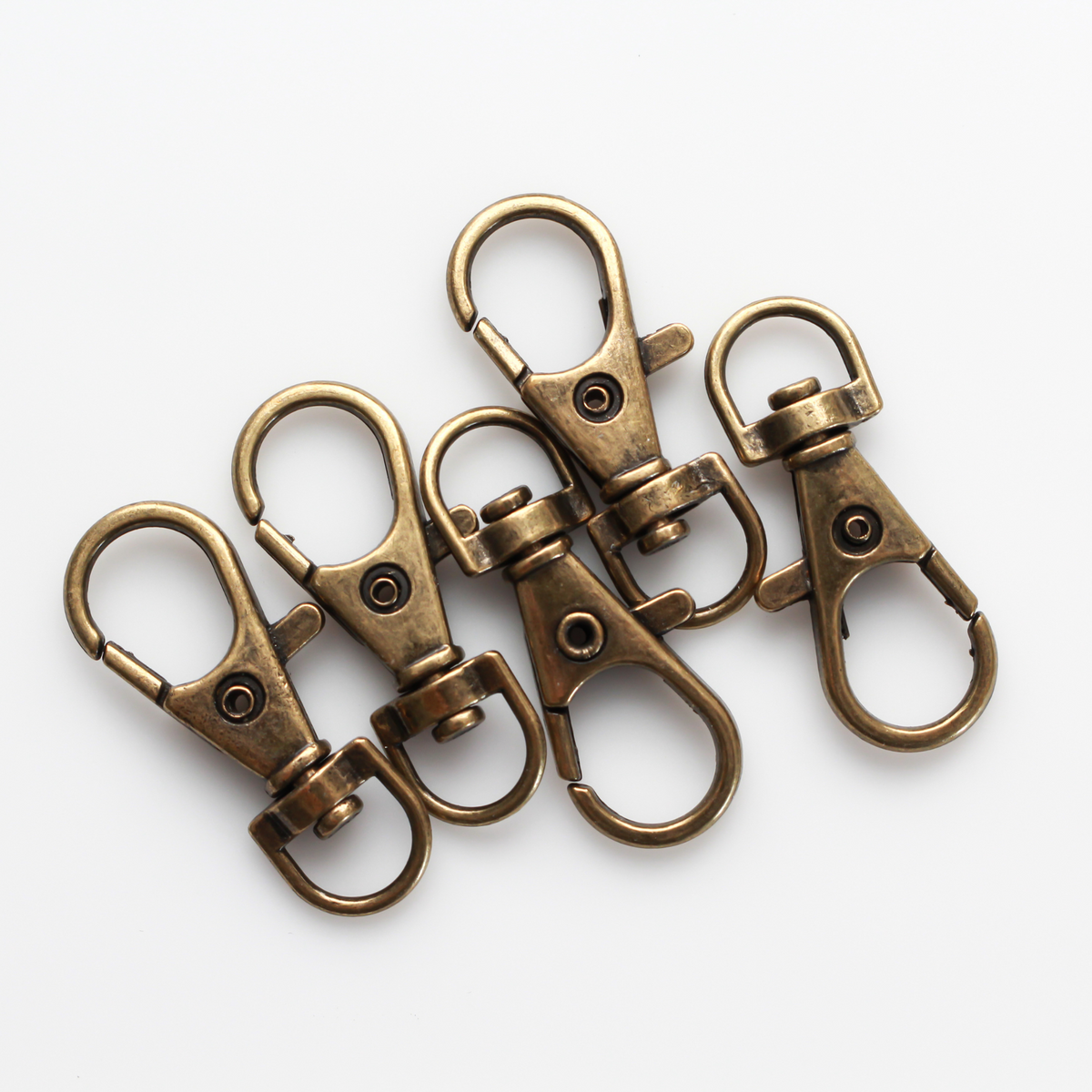 Bronze Swivel Keychain Lobster Claw Clasp