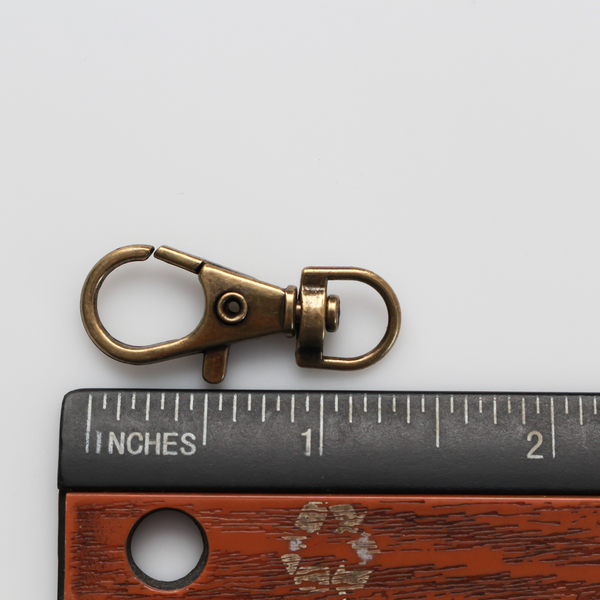 Bronze Swivel Keychain Lobster Claw Clasp